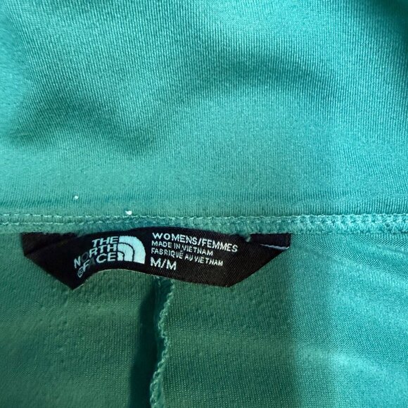 The North Face Women’s Performance 1/2-Zip Top Medium Green EUC - Picture 5 of 10
